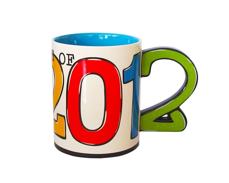 Number Handle Ceramic Mug best