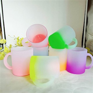 11 oz matt üvegbögre szublimációs bevonattal